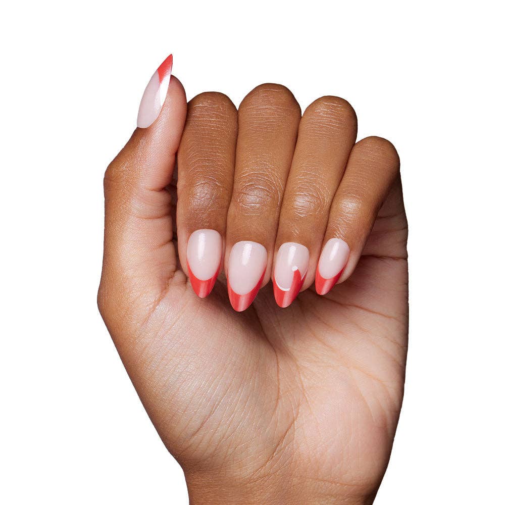 Mrs. Claus Press-On Nails | Short Almond | Christmas Holiday