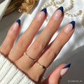 Glamnetic - French Riviera Press-On Nails | French Tip | Short Almond