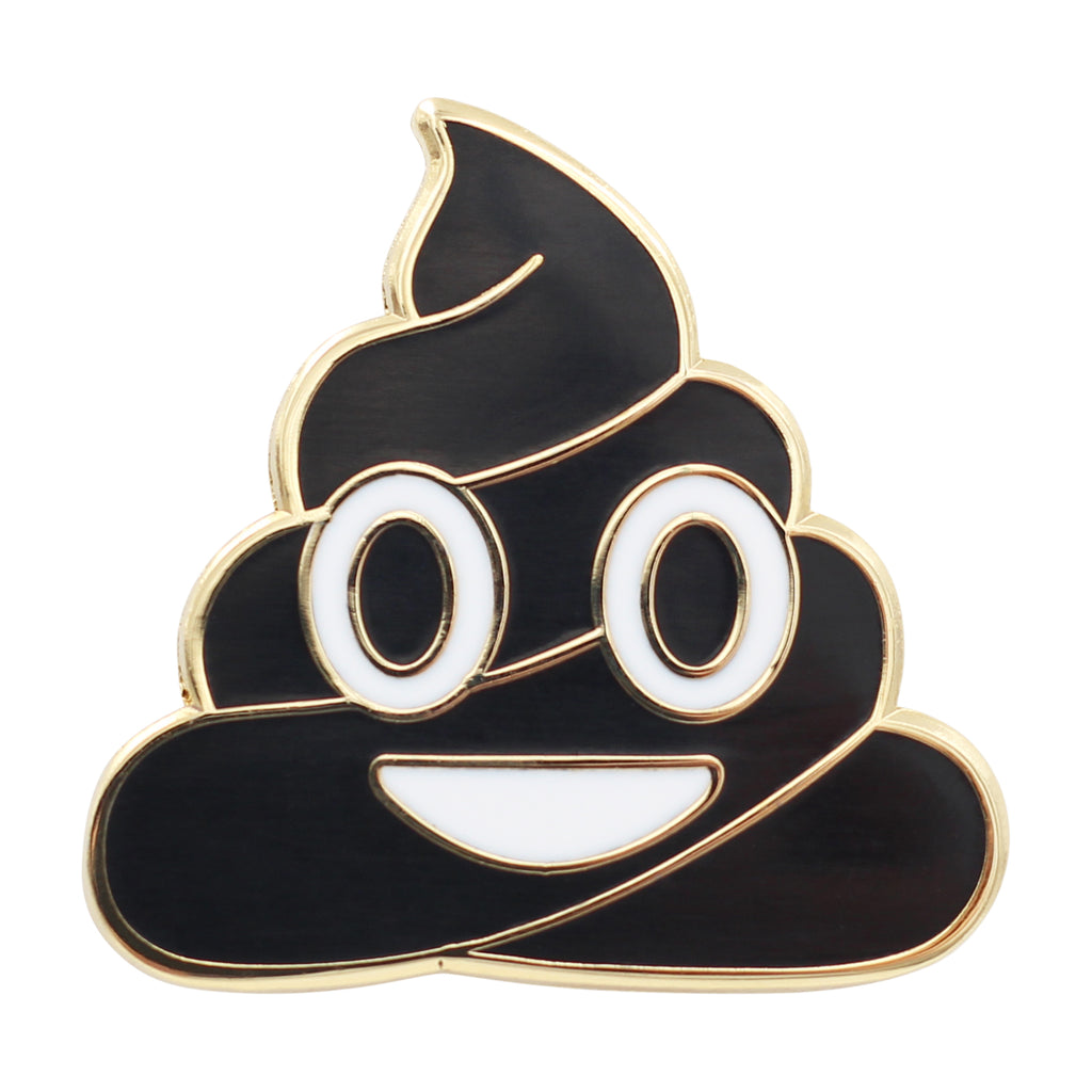Poop Emoji Lapel Pin Series – Poop Enamel Pin Series
