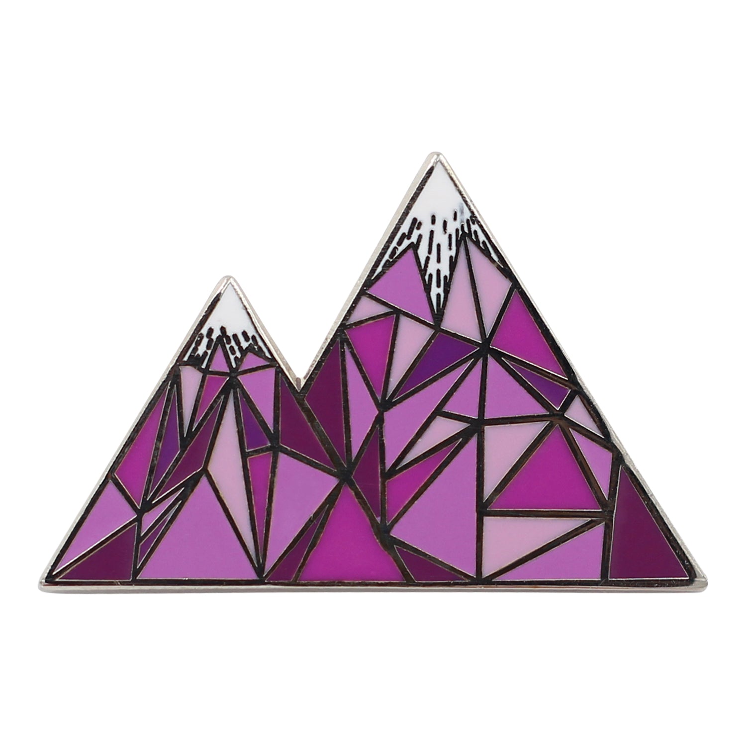 Geometric Mountain – Enamel Pin for your Life