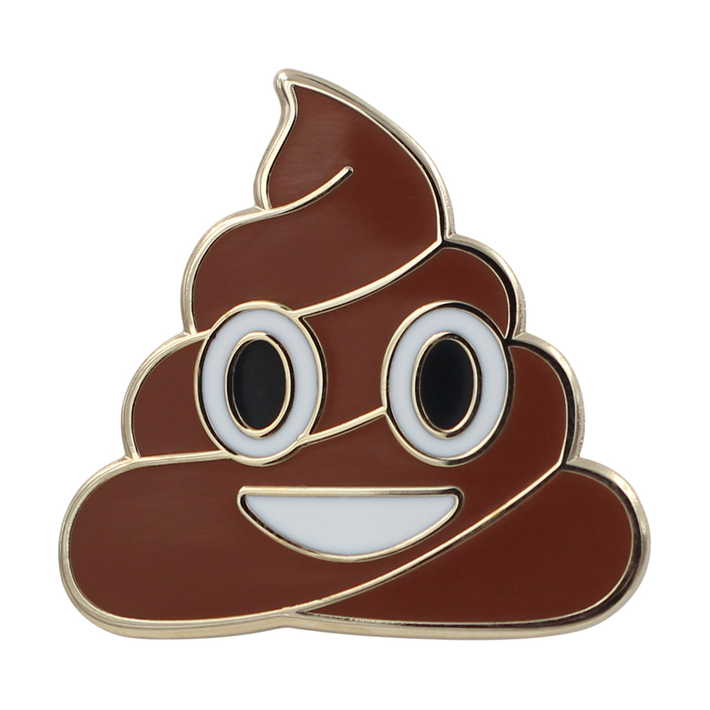 Poop Emoji Lapel Pin Series – Poop Enamel Pin Series