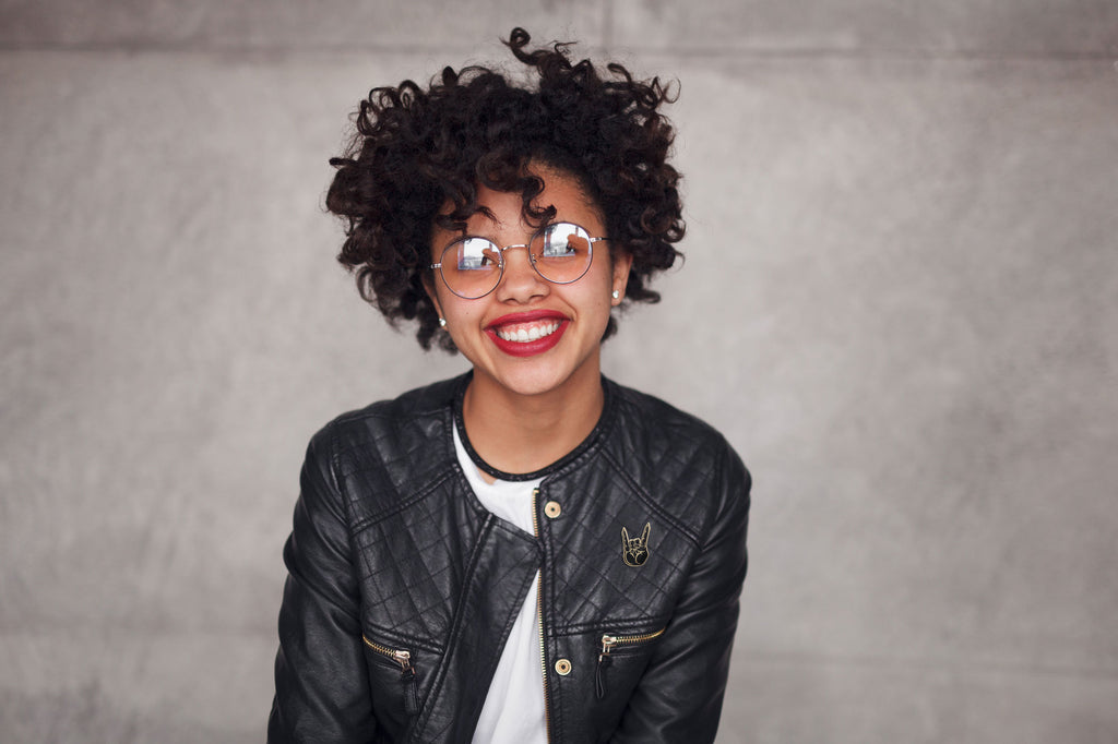 Hail Satan Horns Pin - Rock / Heavy Metal Hand Symbol Enamel Pin