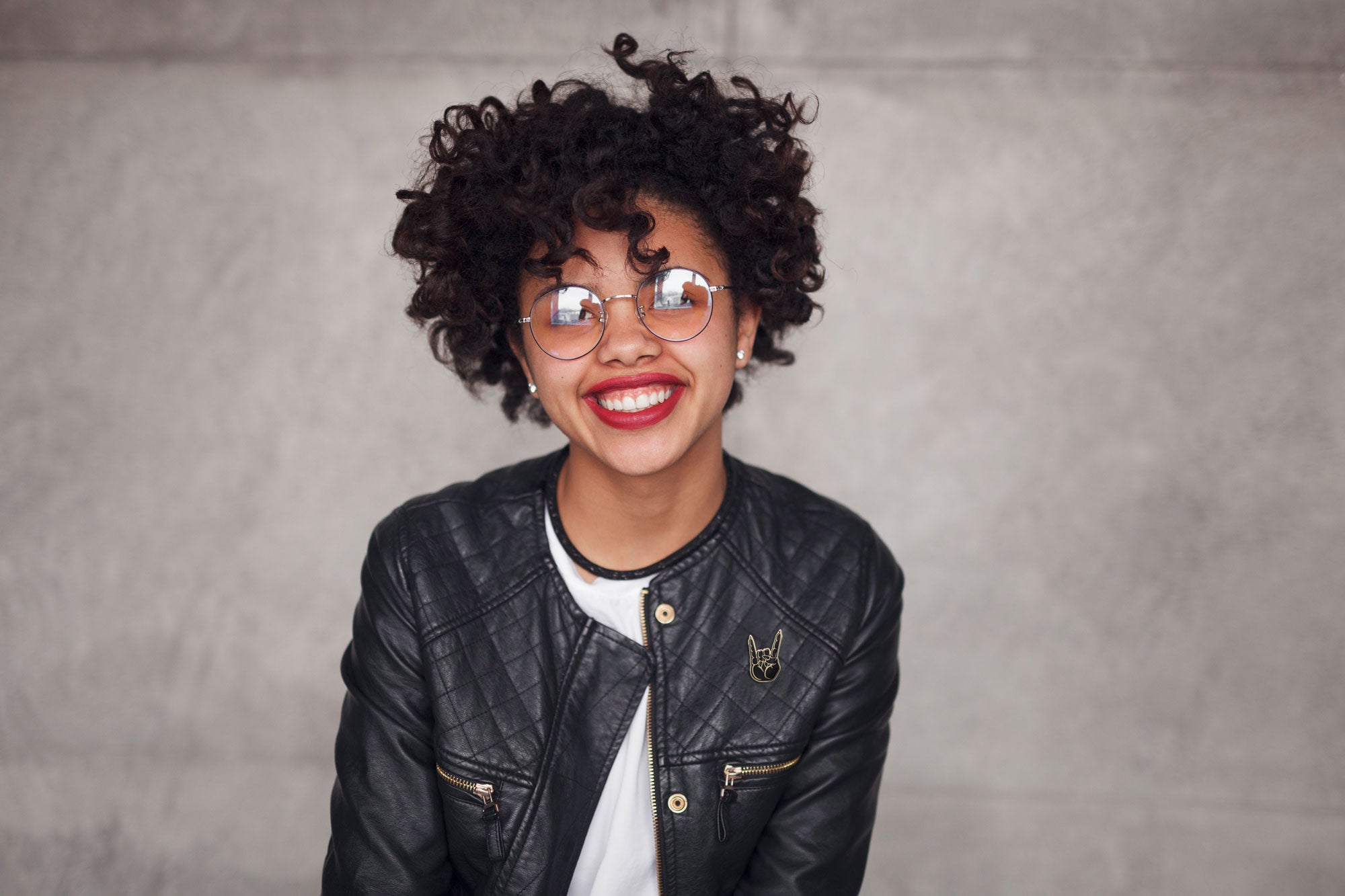 Hail Satan Horns Pin - Rock / Heavy Metal Hand Symbol Enamel Pin